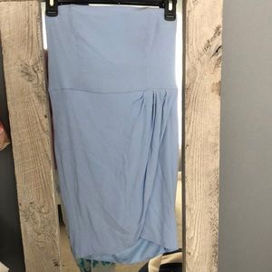 Super down strapless dress